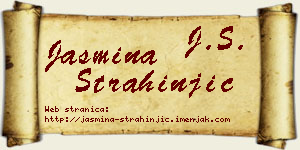 Jasmina Strahinjić vizit kartica